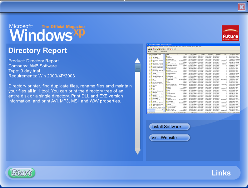 Microsoft Windows XP Magazine DVD